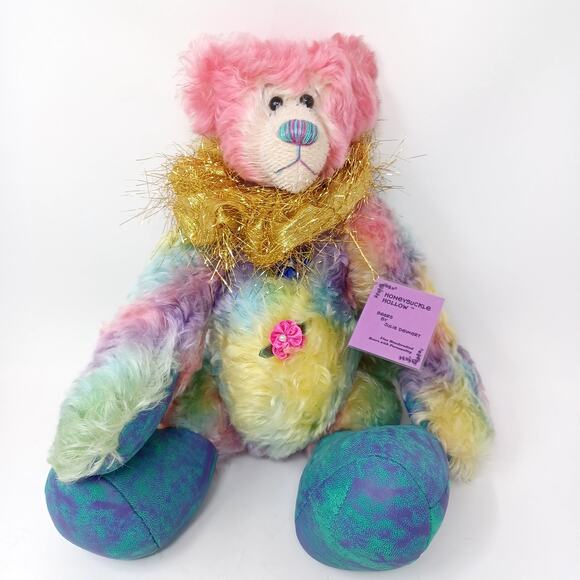 1998 Honeysuckle Hollow Fine Handcrafted Bear With Personality By Julia Diemert - Picture 3 of 7